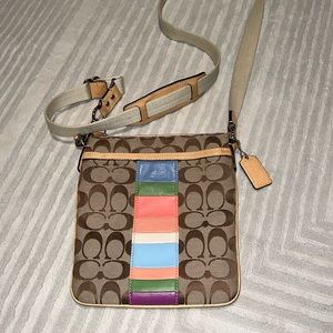 COACH colorful crossbody bag